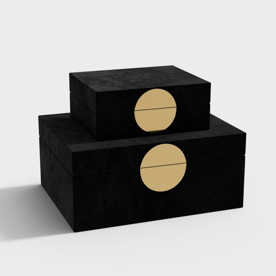 Elegant Gift Box 3D model