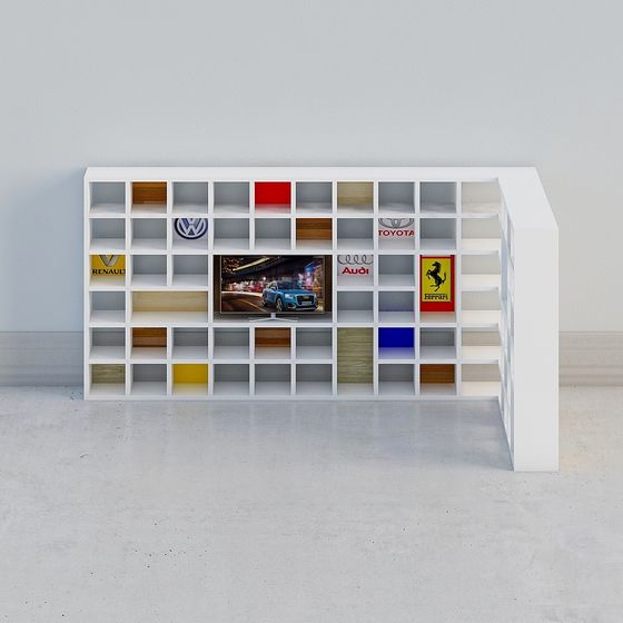 Urban Showcase Cabinet 3D model