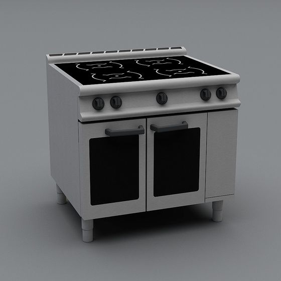 Modern Kitchen Stove 3D model for Creative Projects