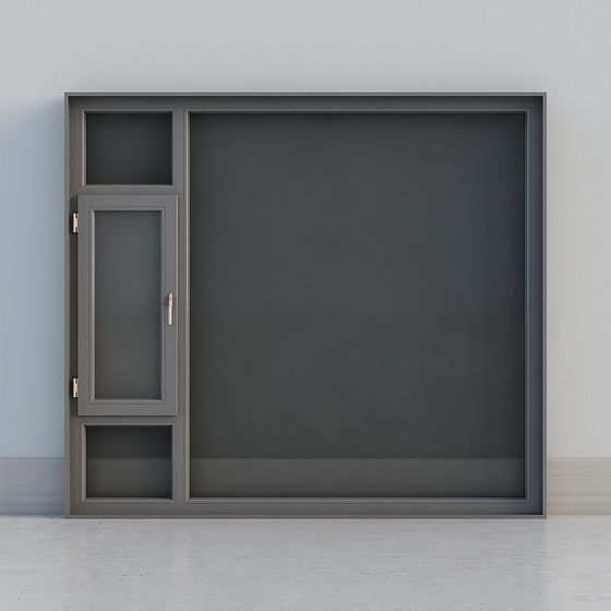 Urban Gate 3D model - Low Poly Modern Design