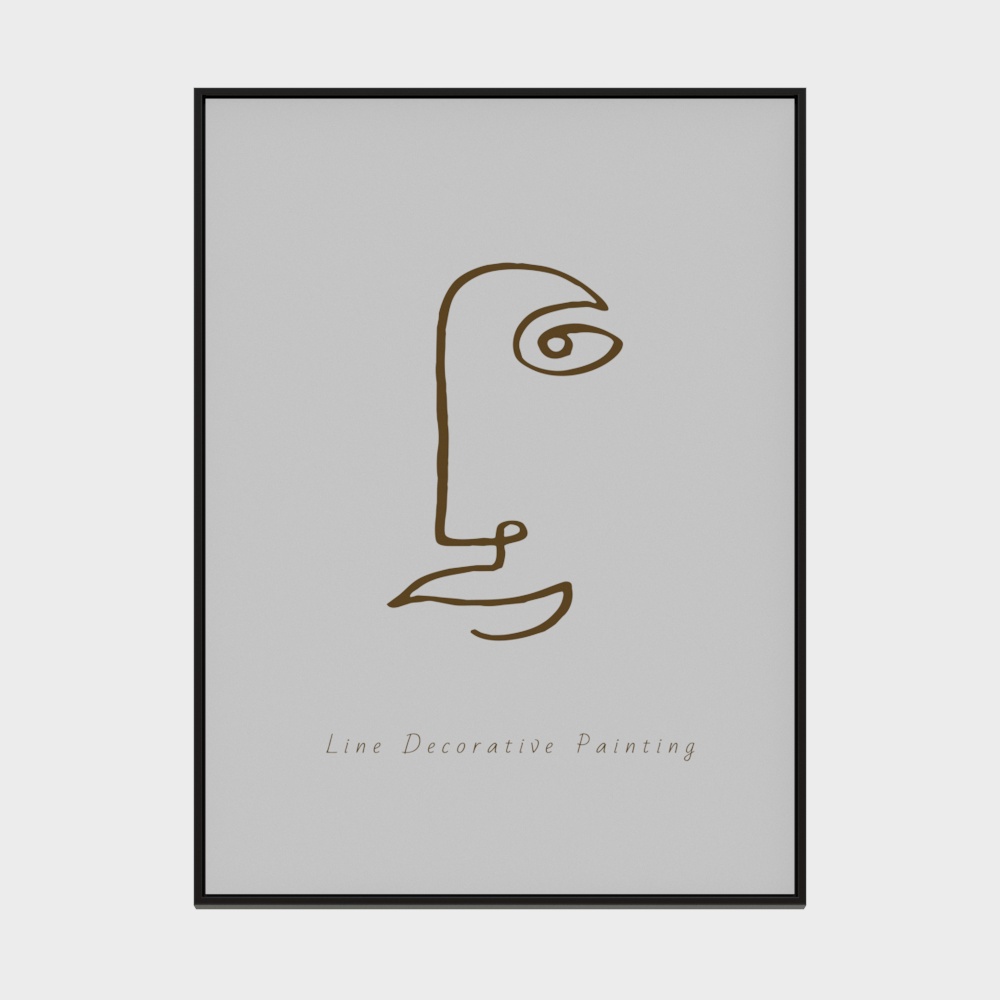 Nordic Modern Minimalist Collection - Rectangular Decorative Painting - 116