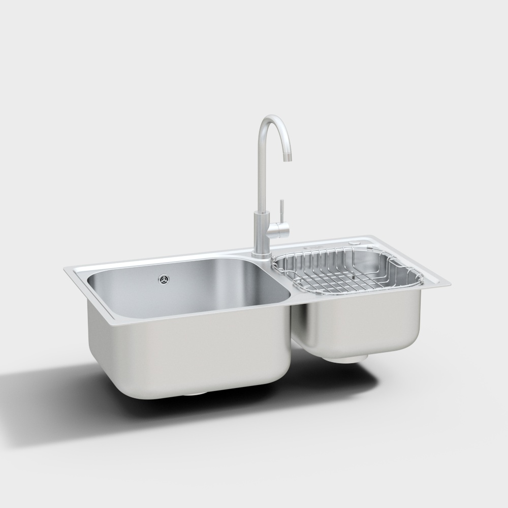 JBS2T-OLCT416+OL-CS6503+Cestino per Rifiuti per Lavello