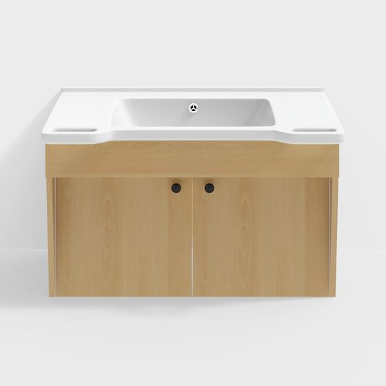 手すり付きバスルームキャビネット