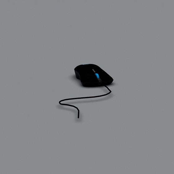 Stylish Low-Poly Mouse 3D Model for Modern Creators