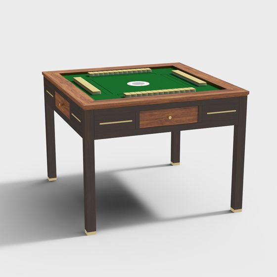 Classic Mahjong Table 3D model for Creative Projects