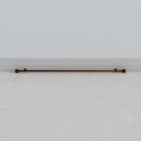 Vintage Rail 3D model with Modern and Rustic Charm