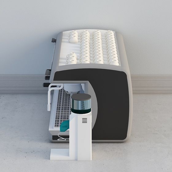 Futuristic Coffee Machine 3D model