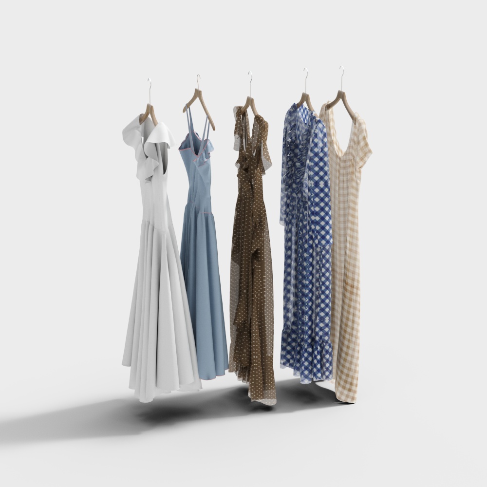 Side hanging clothing 116