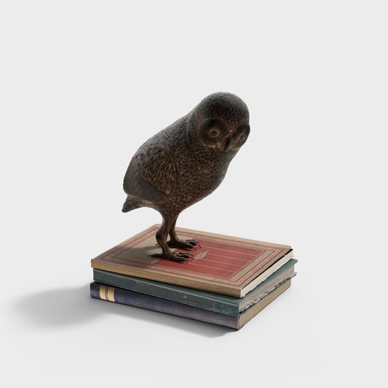 Highly Detailed Owl 3D Model for Creative Projects