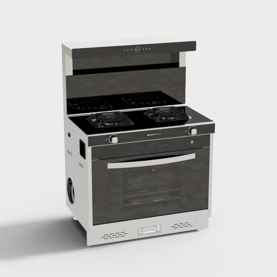 Low Poly 3D Model Kitchen Appliances