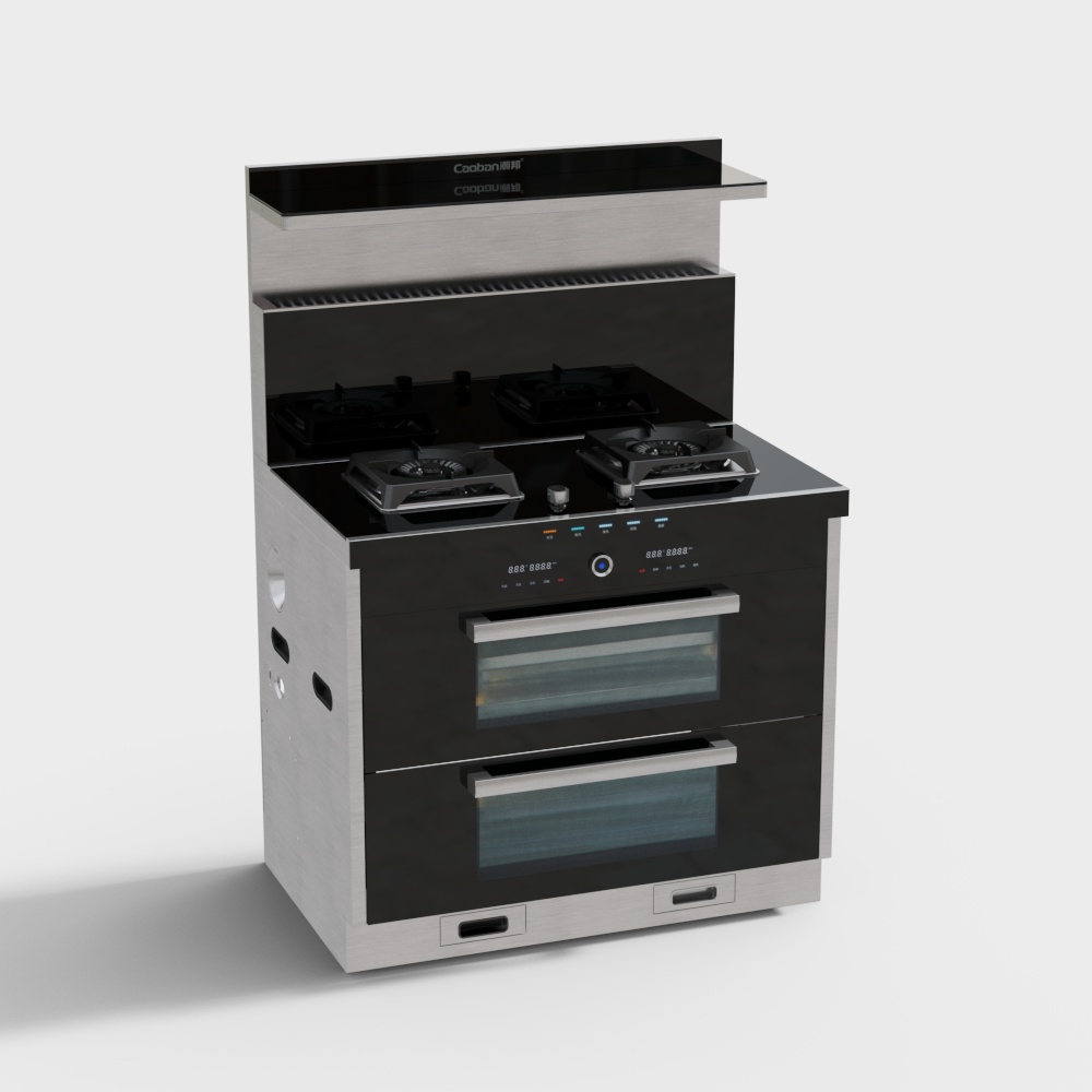 High-Detail Low-Polygon Kitchen Appliance 3D Model