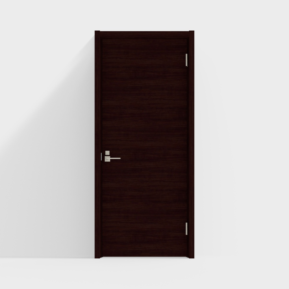 LIXIL wooden door - indoor door - BHA single door - DD black walnut color