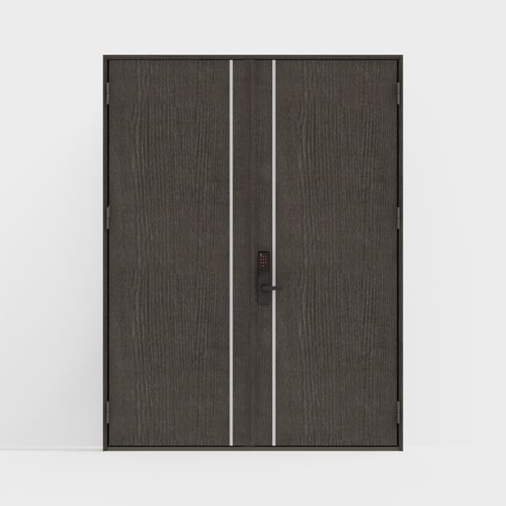 - Cửa đi - Cửa đi 2 cánh P03 - B Gỗ thông Ý co