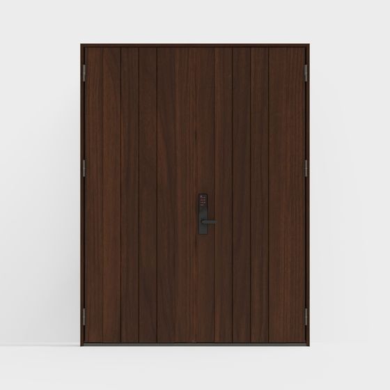 Modern Low-Poly Door 3D model Design