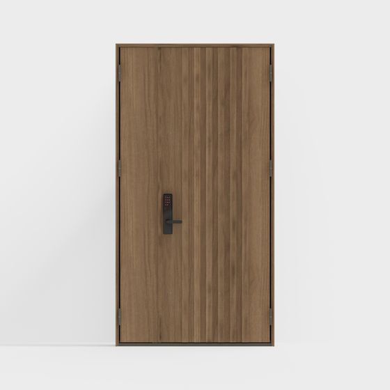 Smart Door 3D model for Modern Spaces