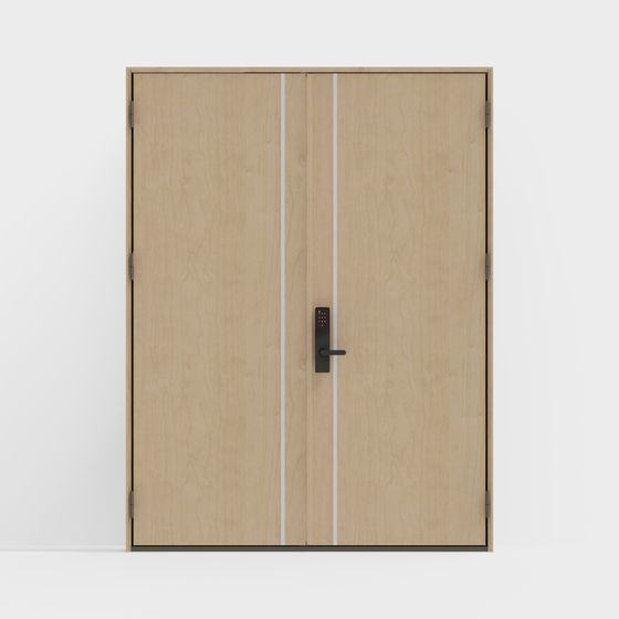 LIXIL -cửa ra vào-P03 cửa đôi-F nâu nhạt (gỗ