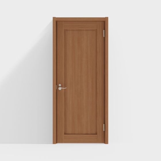 Low-Poly Realistic Interior Door 3D model