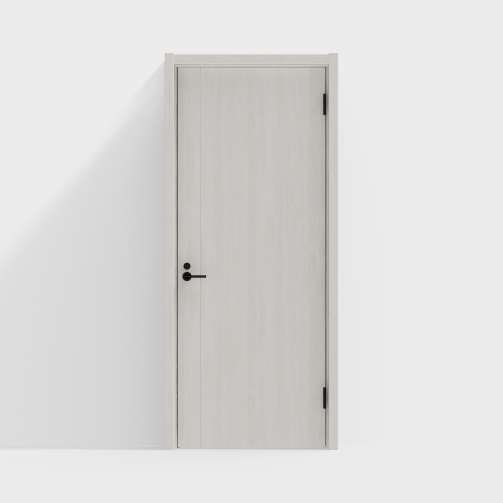 modern white door