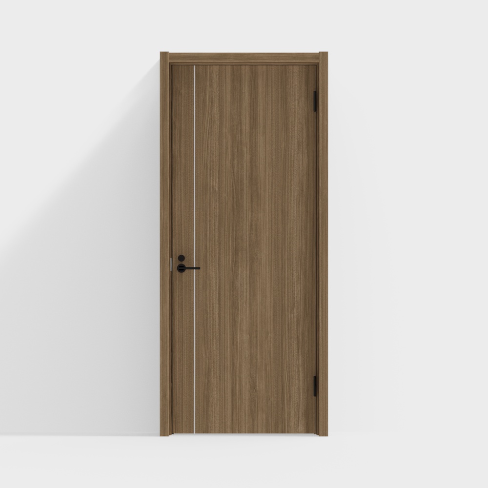 Minimal Wooden Door