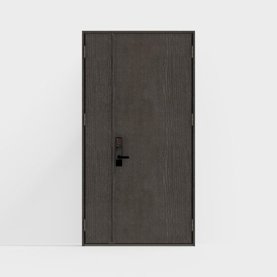 Elegant Low-Poly Door 3D model for Modern Spaces