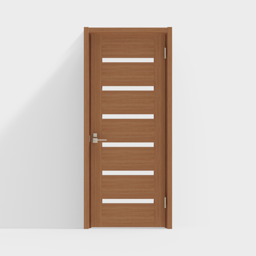 porte-fenêtre moderne en bois