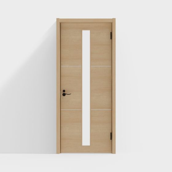 Minimalist 3D Model Door Design