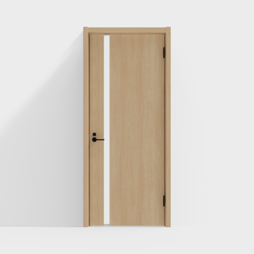 modern bright wooden door