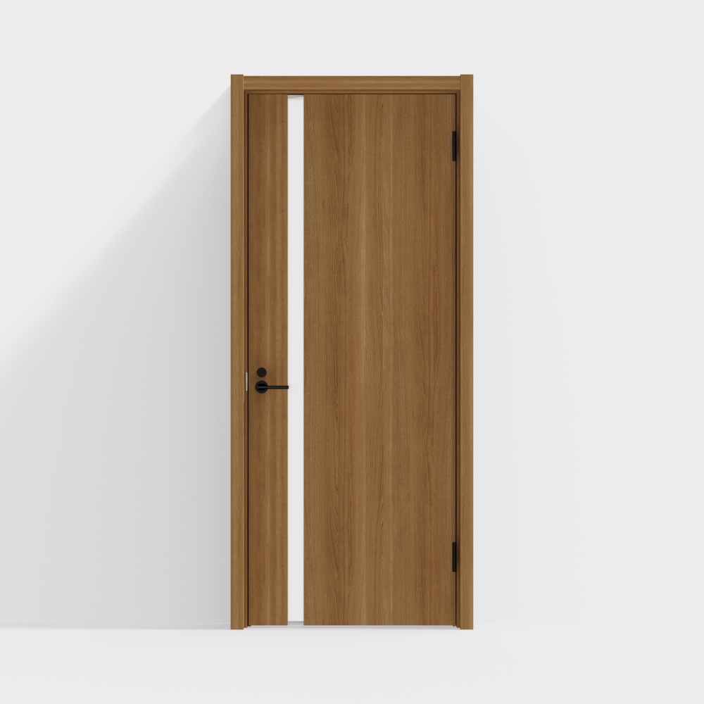 Puerta de madera moderna