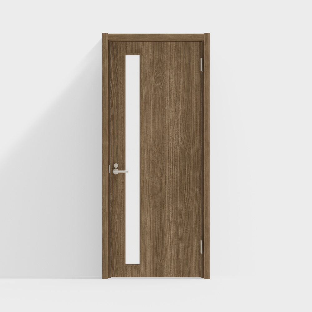 LIXIL wooden door - indoor door - BCR single door - DZ coffee walnut