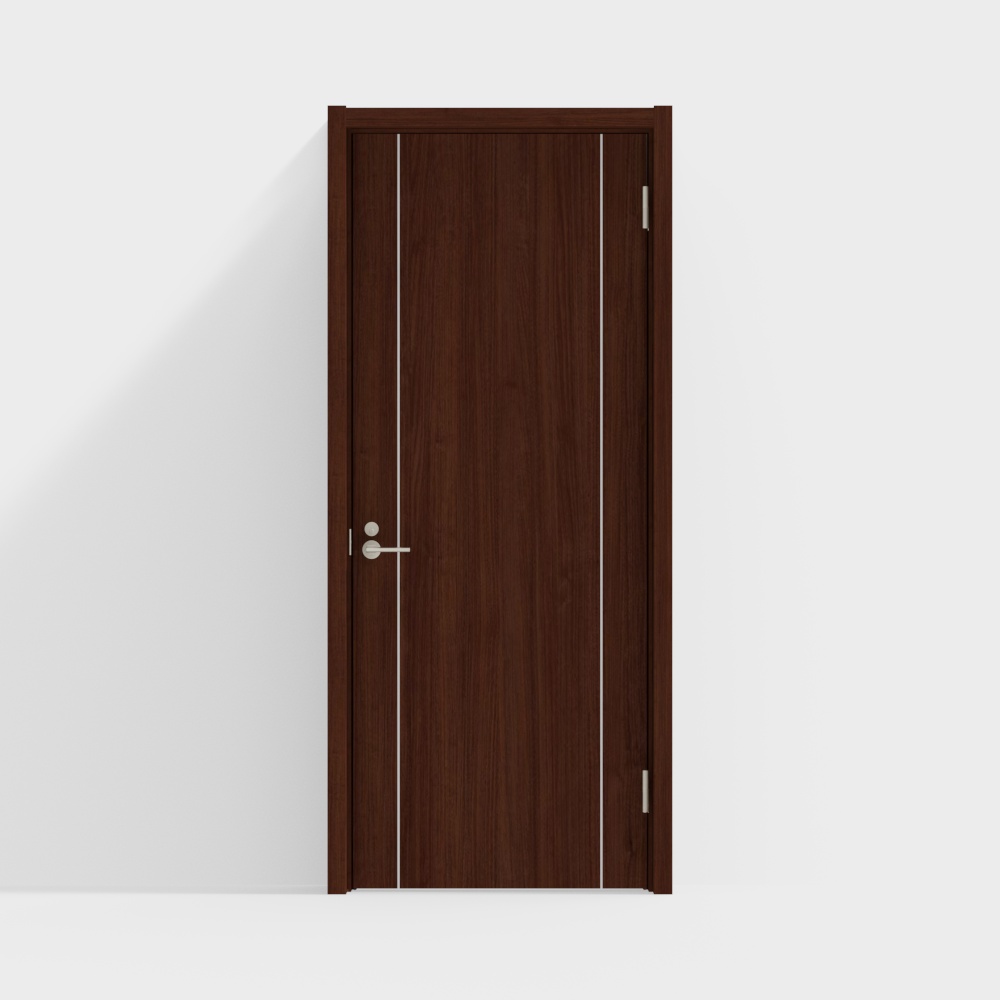 modern wooden door