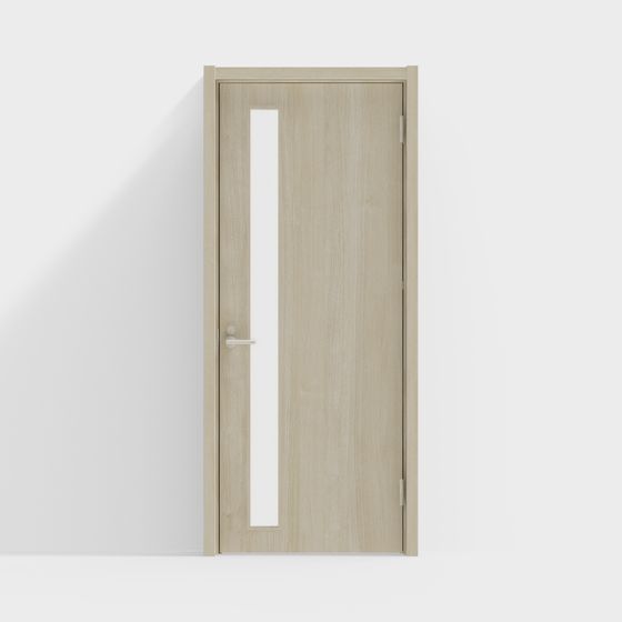 モダンな栗の木のドア