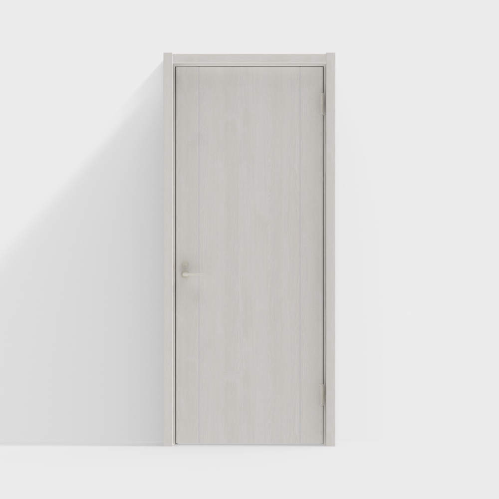 minimal white door