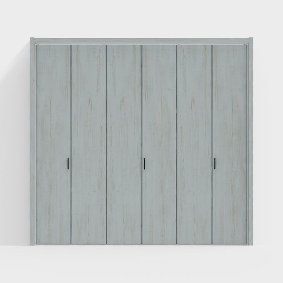 Charming Vintage Wood Door 3D model