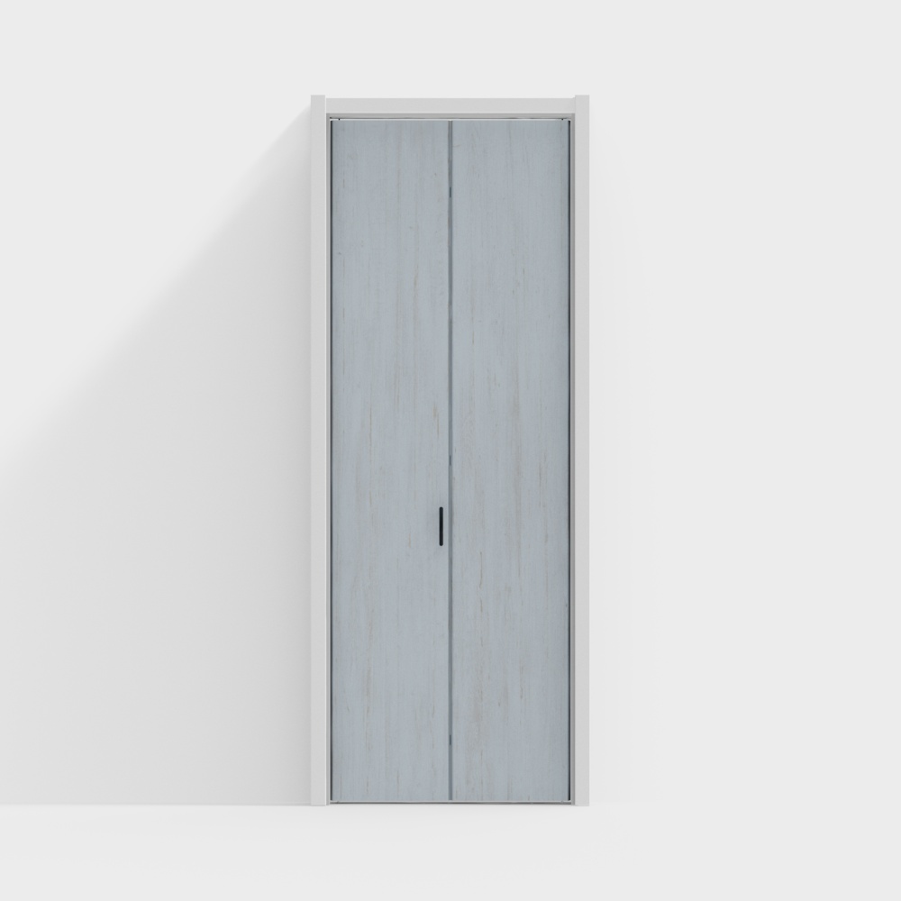 modern white closet door