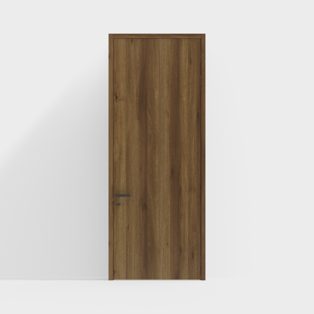 Porte bois LIXIL - porte d'intérieur - porte norme DAA - coloris chêne GB moyen - poignée carrée