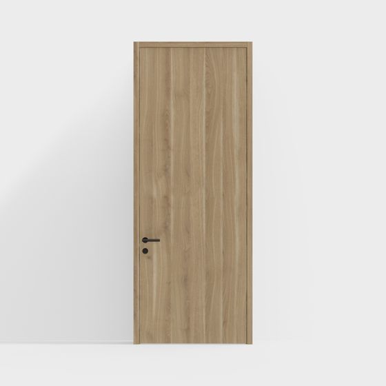 Modern Minimalist 3D Model Door Design