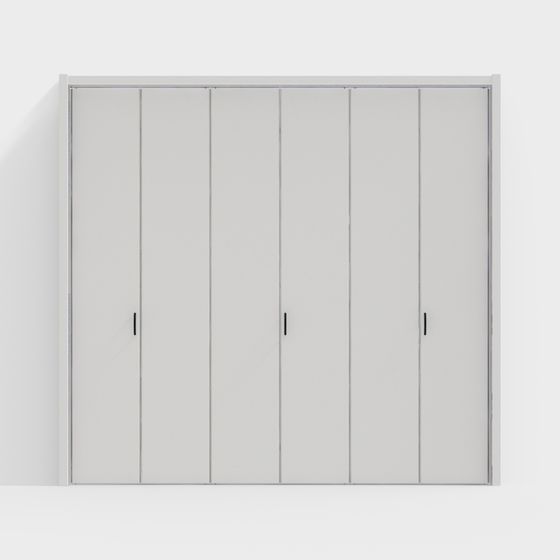 Minimalist Sliding Door Series 3D model