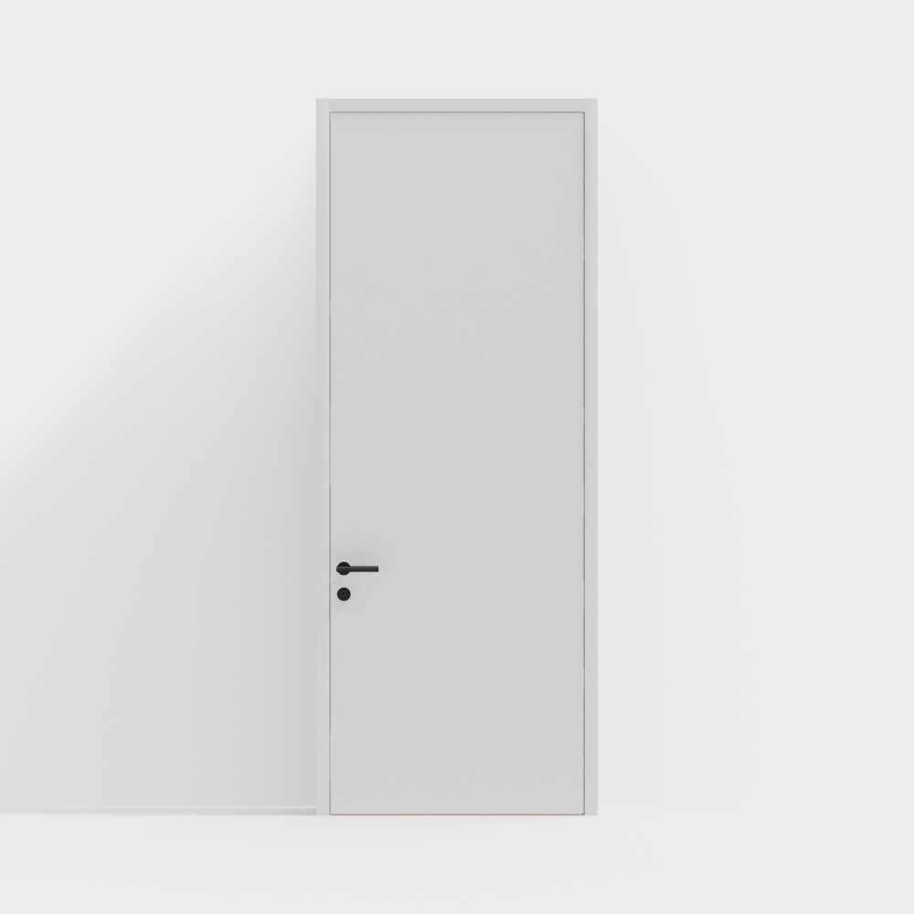 Minimal White Door