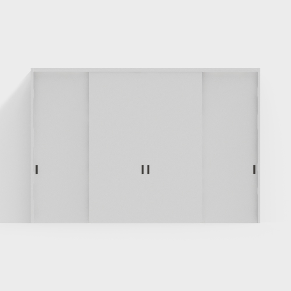 Minimaliste avec une large porte coulissante