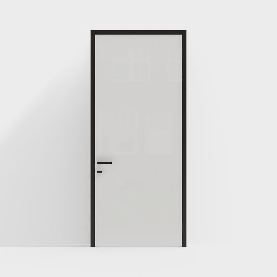 Minimalist Door 3D model for Modern Spaces