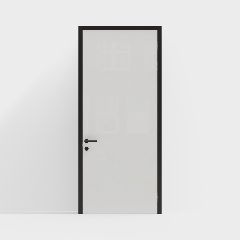 LIXIL wooden door - indoor door - DAA standard door - TD mirror white - round handle