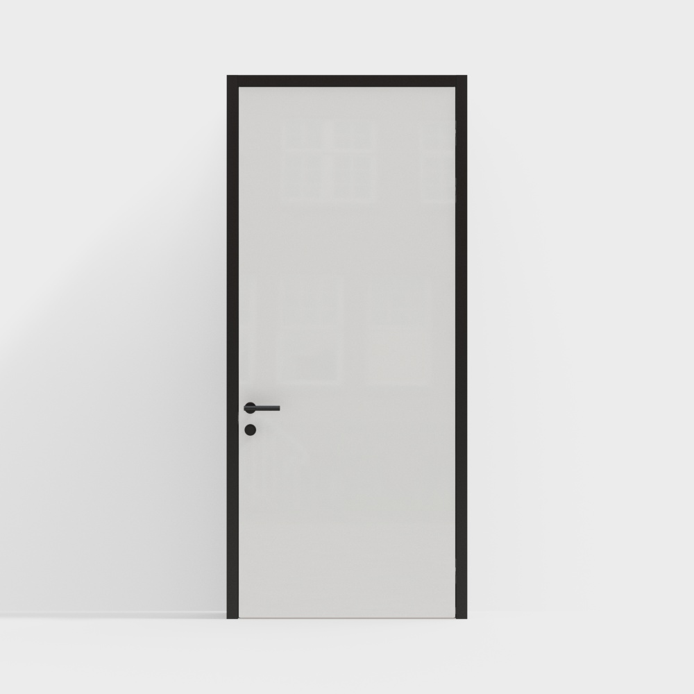 Minimal White Door