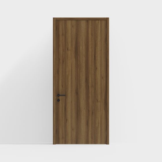 Wooden Classic Door 3D model