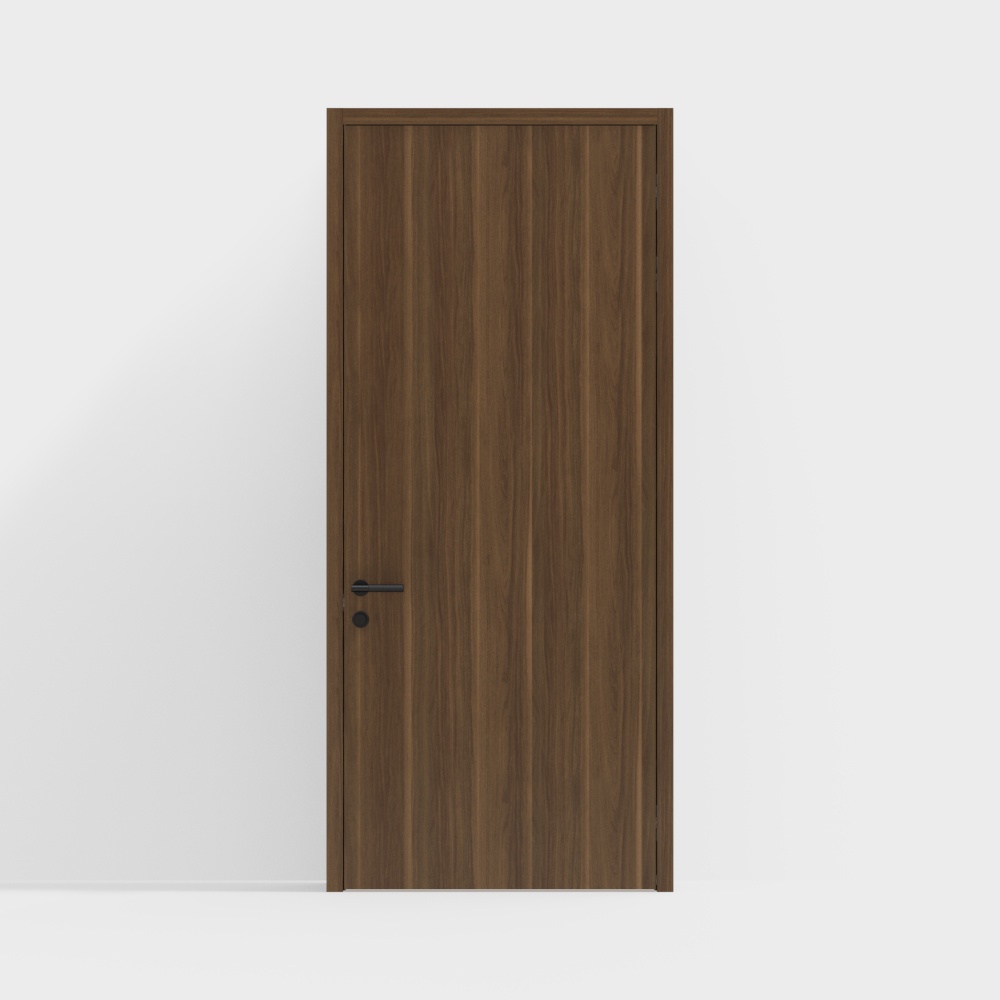 Porte en bois minimaliste