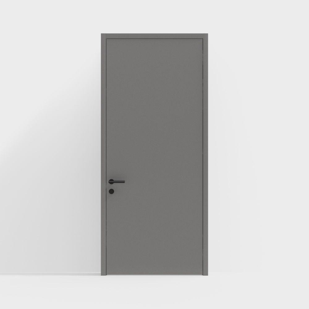 minimal beige door