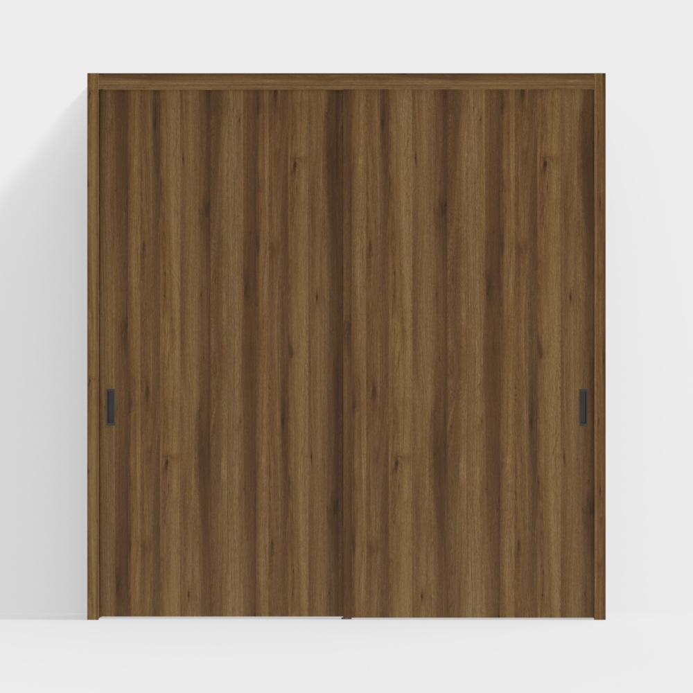 Porte en bois LIXIL - porte intérieure - porte à double tirant de séparation DAA - couleur chêne GB