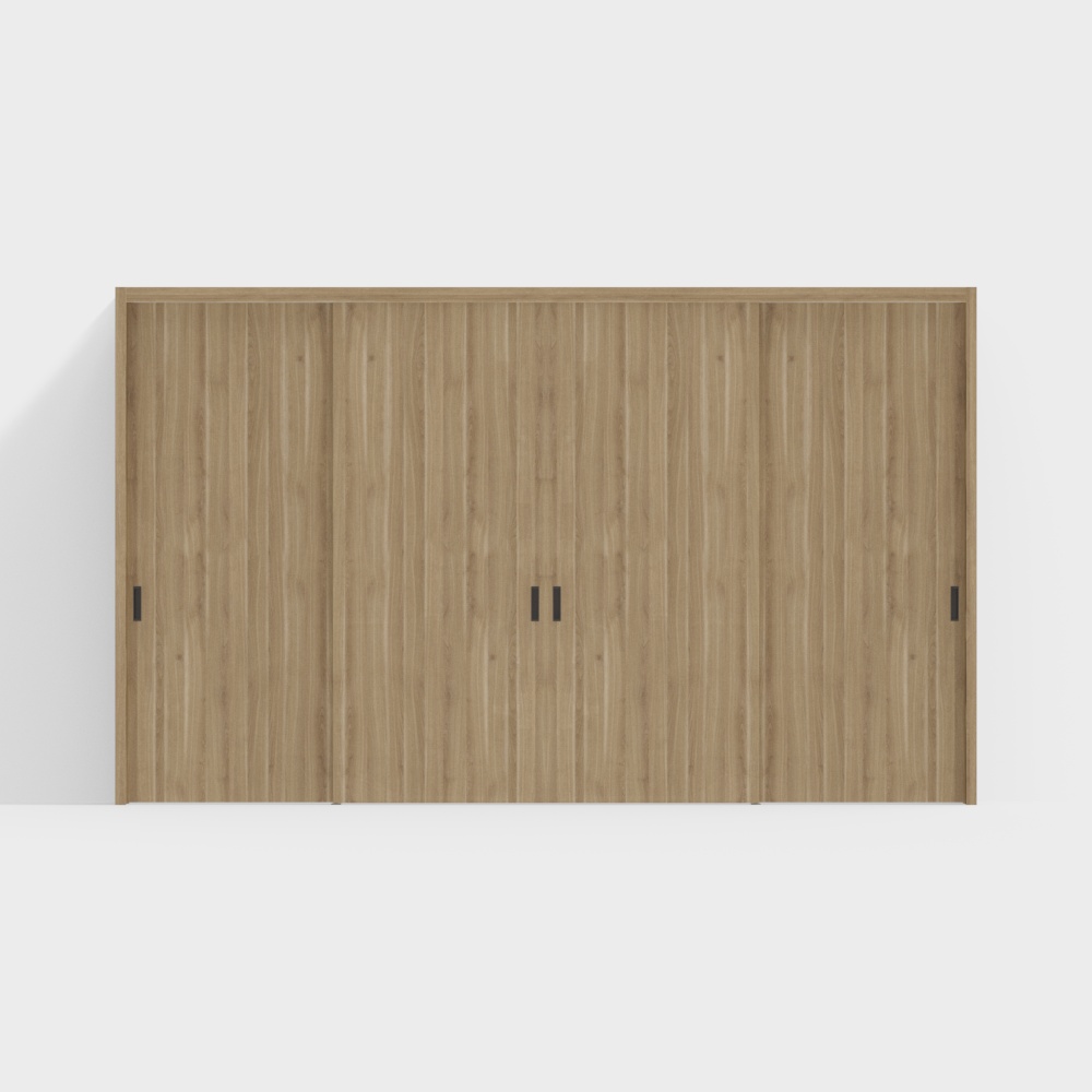 modern right wooden partition sliding door