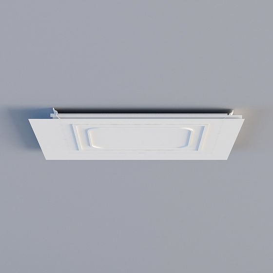 Elegant Minimalist Door Frame 3D model