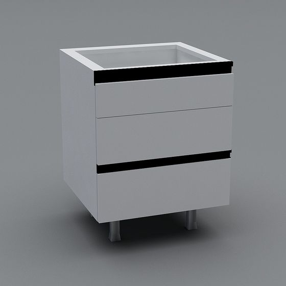 Urban Corner Cabinet 3D model