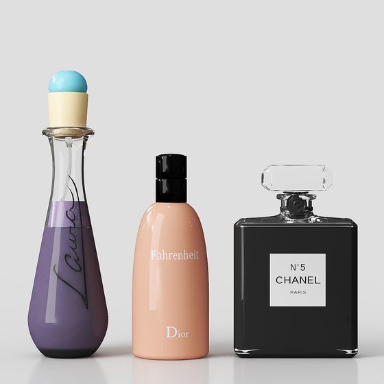 Cosmetics 3D Model for Beauty Displays